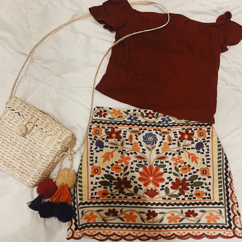 Patterned skirt